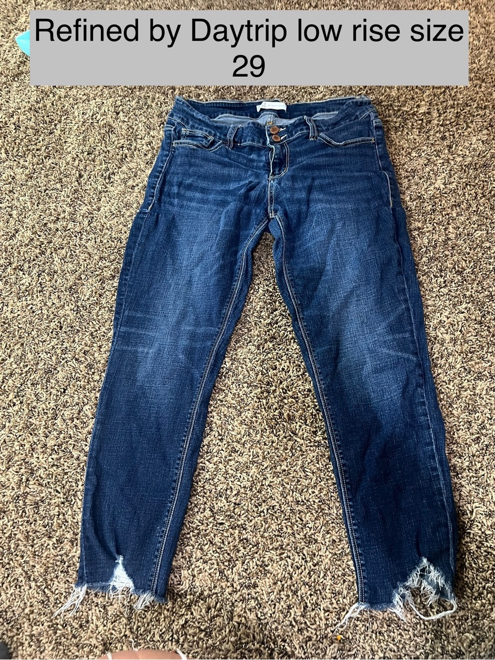 Daytrip Blue Skinny Jeans with Tapered Leg